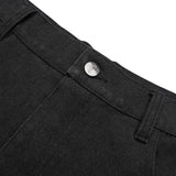 Wavecut Denim Shorts – Stone