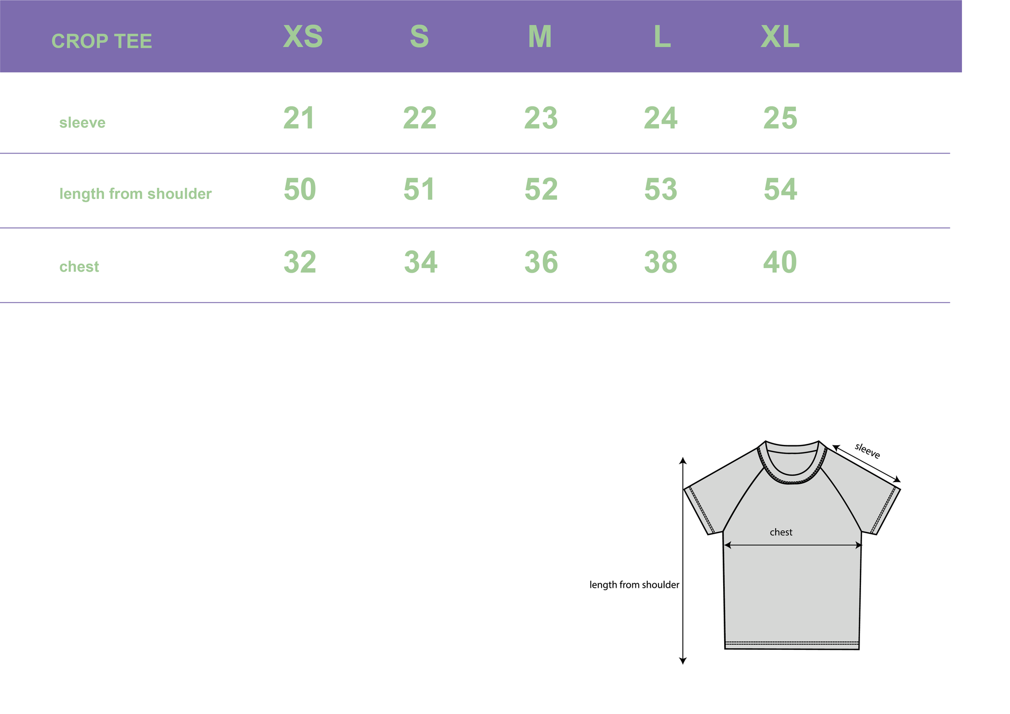 Main Logo Baby Tee – White (Female)
