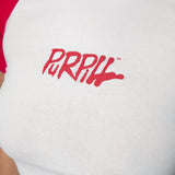 Main Logo Baby Tee – White (Female)