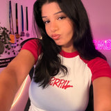 Main Logo Baby Tee – White (Female)