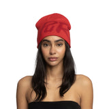 Main Logo Jacquard Beanie I Cherry 