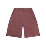 Double Knee Capri Shorts – Rust