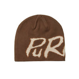 Main Logo Jacquard Beanie I Mocha Brown