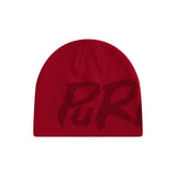 Main Logo Jacquard Beanie I Cherry 