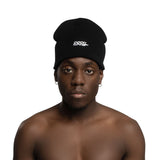 Main Logo Embroidery Beanie I Black