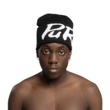 Main Logo Jacquard Beanie I Black