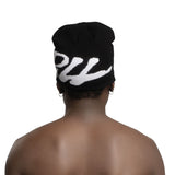 Main Logo Jacquard Beanie I Black