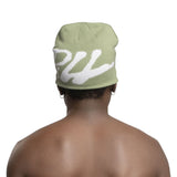 Main Logo Jacquard Beanie I Olive
